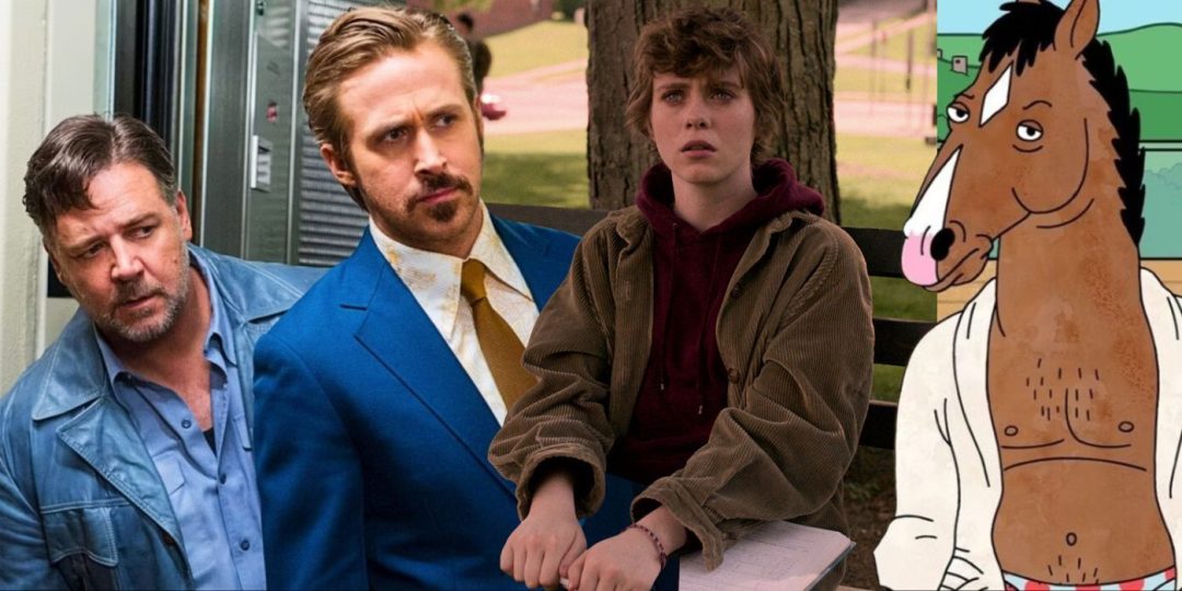 Netflix montage of dark comedies