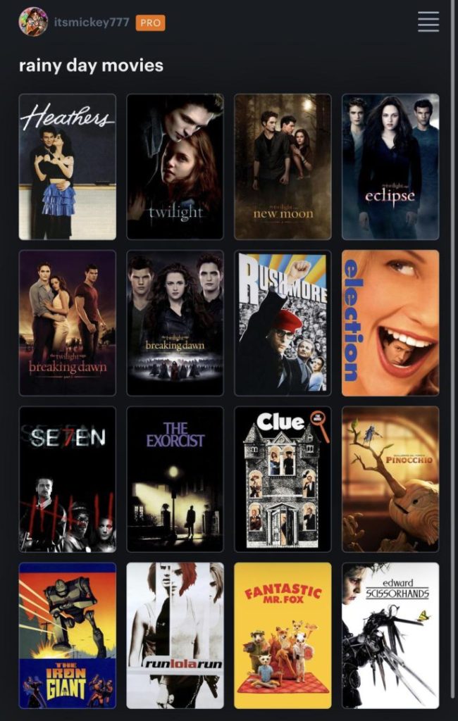 Rain + cinema = instant mood therapy.