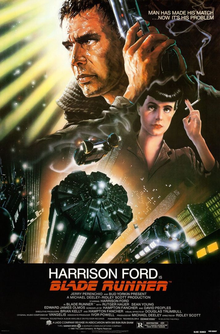 Blade Runner futuristic poster