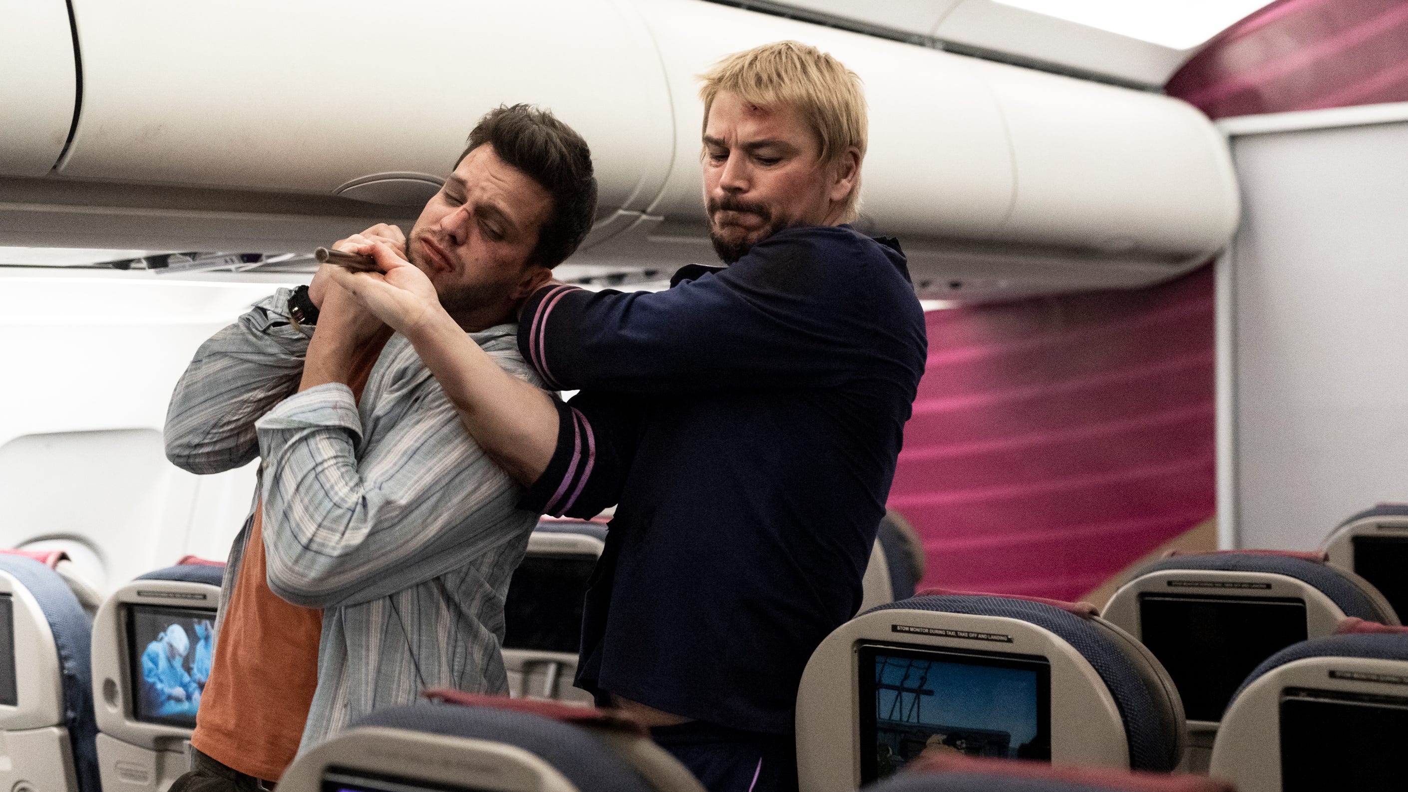 Josh Hartnett in Fight or Flight, mid-fight sequence
