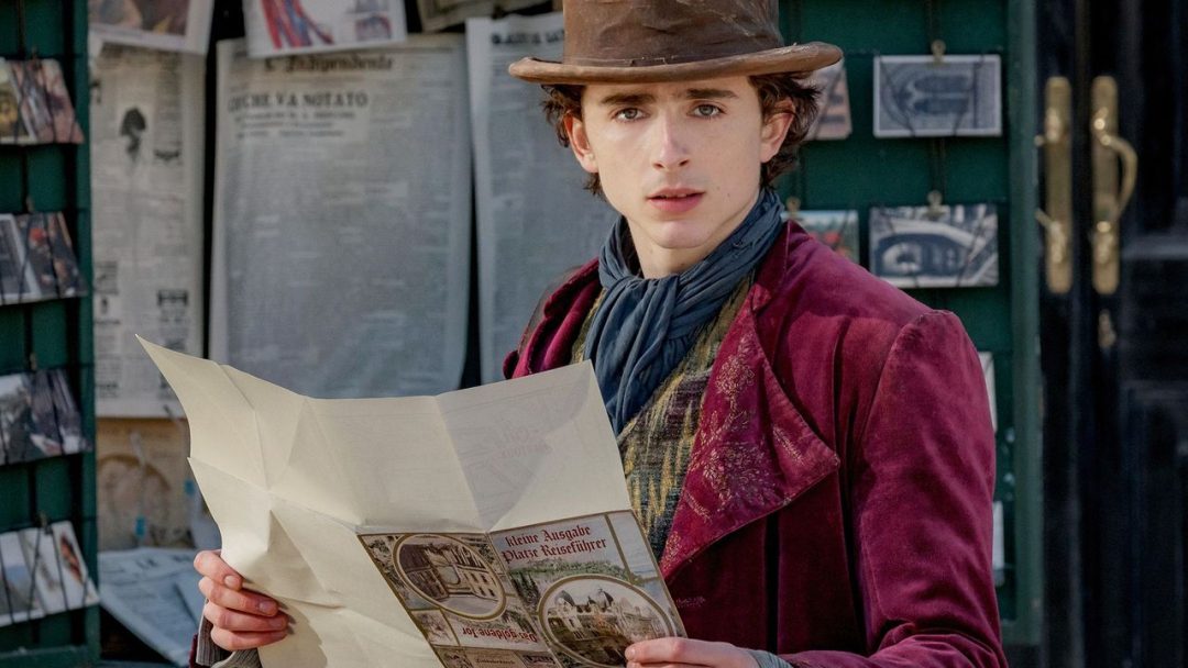 Timothée Chalamet as Wonka