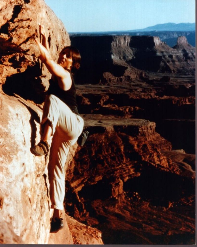 Tom Cruise Climbing in Mission Impossible 2